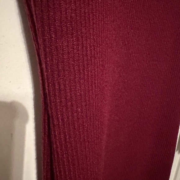 Maxi Long Sleeve/Turtle Neck Maroon Dress - Picture 2 of 2
